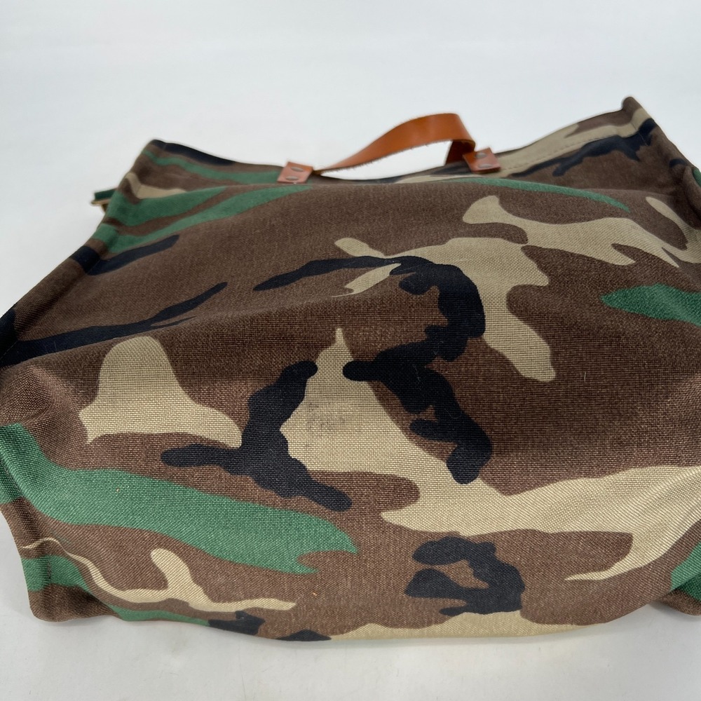 Parker Thatch Mimi Medium Camo Red Stripe Tote Bag Handbag - Picture 10 of 14